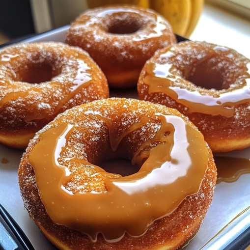 pumpkin-apple-cider-donuts-with-caramel-drizzle