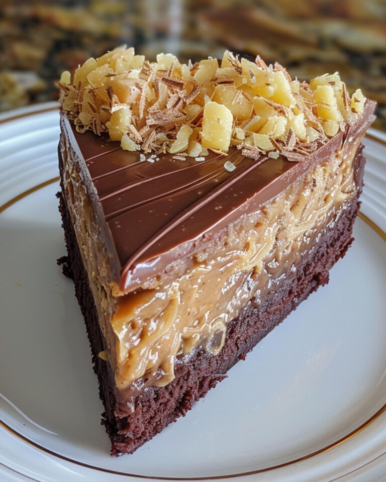 No-Bake German Chocolate Cheesecake