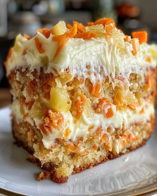 Hawaiian Carrot Pineapple Cake