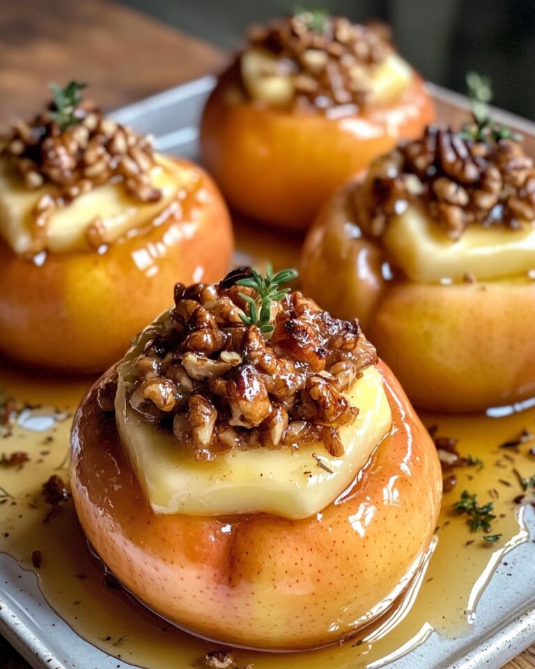 Stuffed Apples with Brie and Walnuts