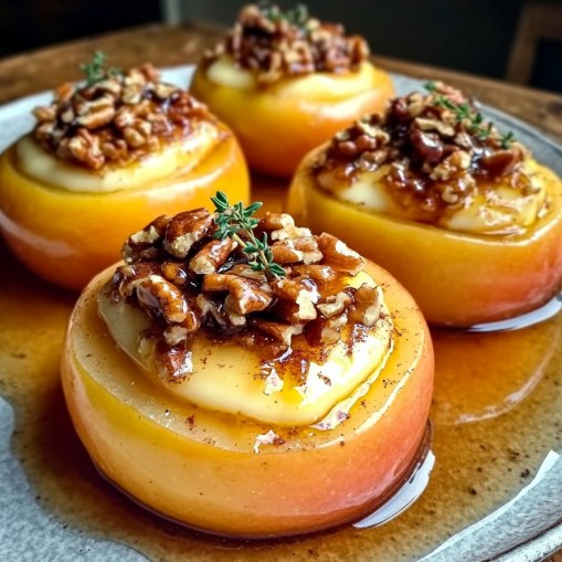  Stuffed Apples with Brie and Walnuts Recipe 
