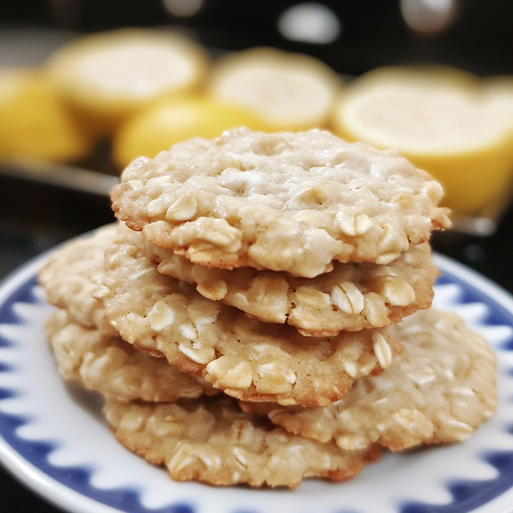 Soft Lemon Oatmeal Cookies recipes
