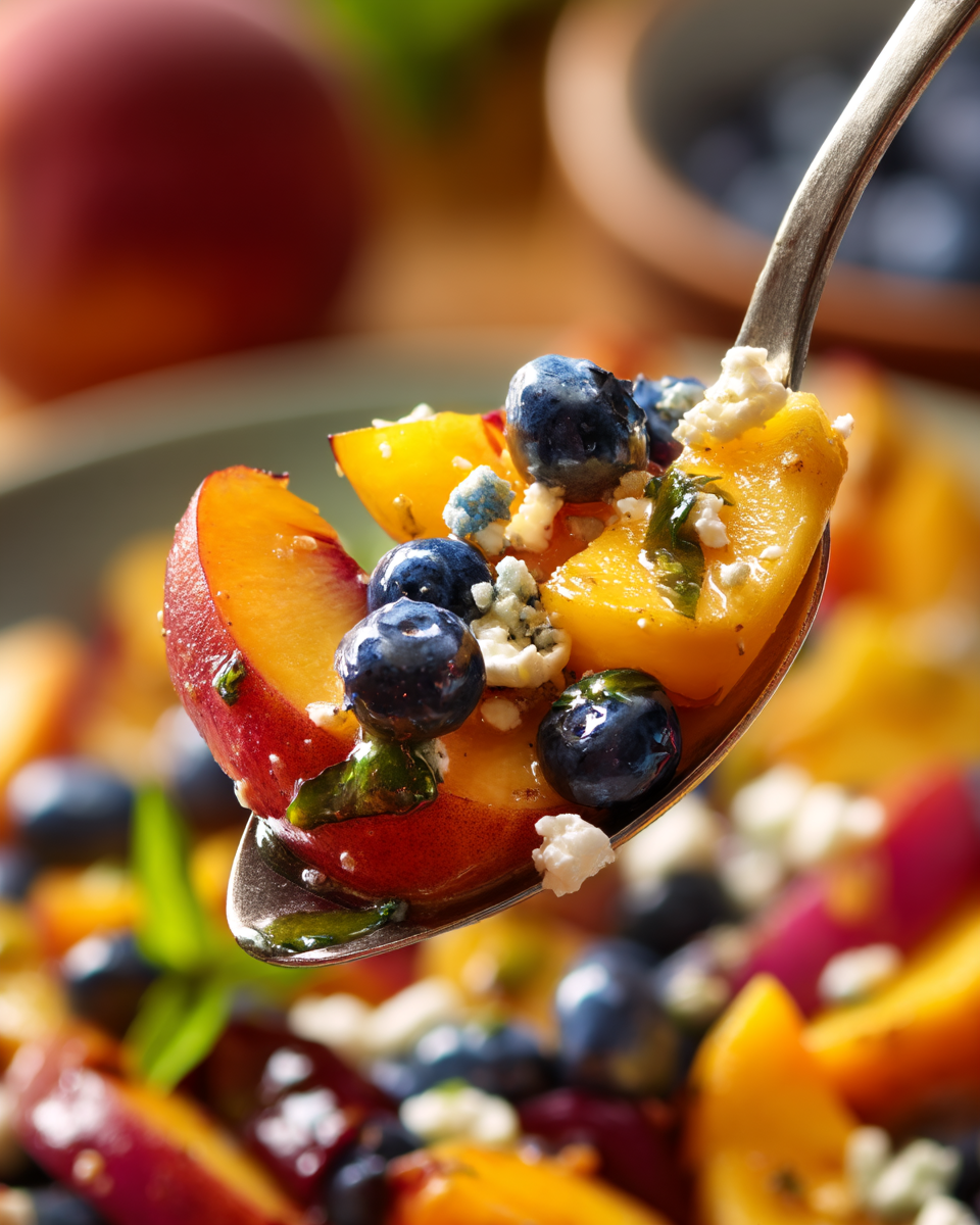 Mango Cucumber Salad with Blueberries and Avocado