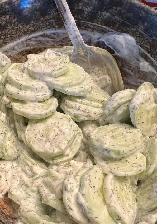  Creamy Cucumber Salad