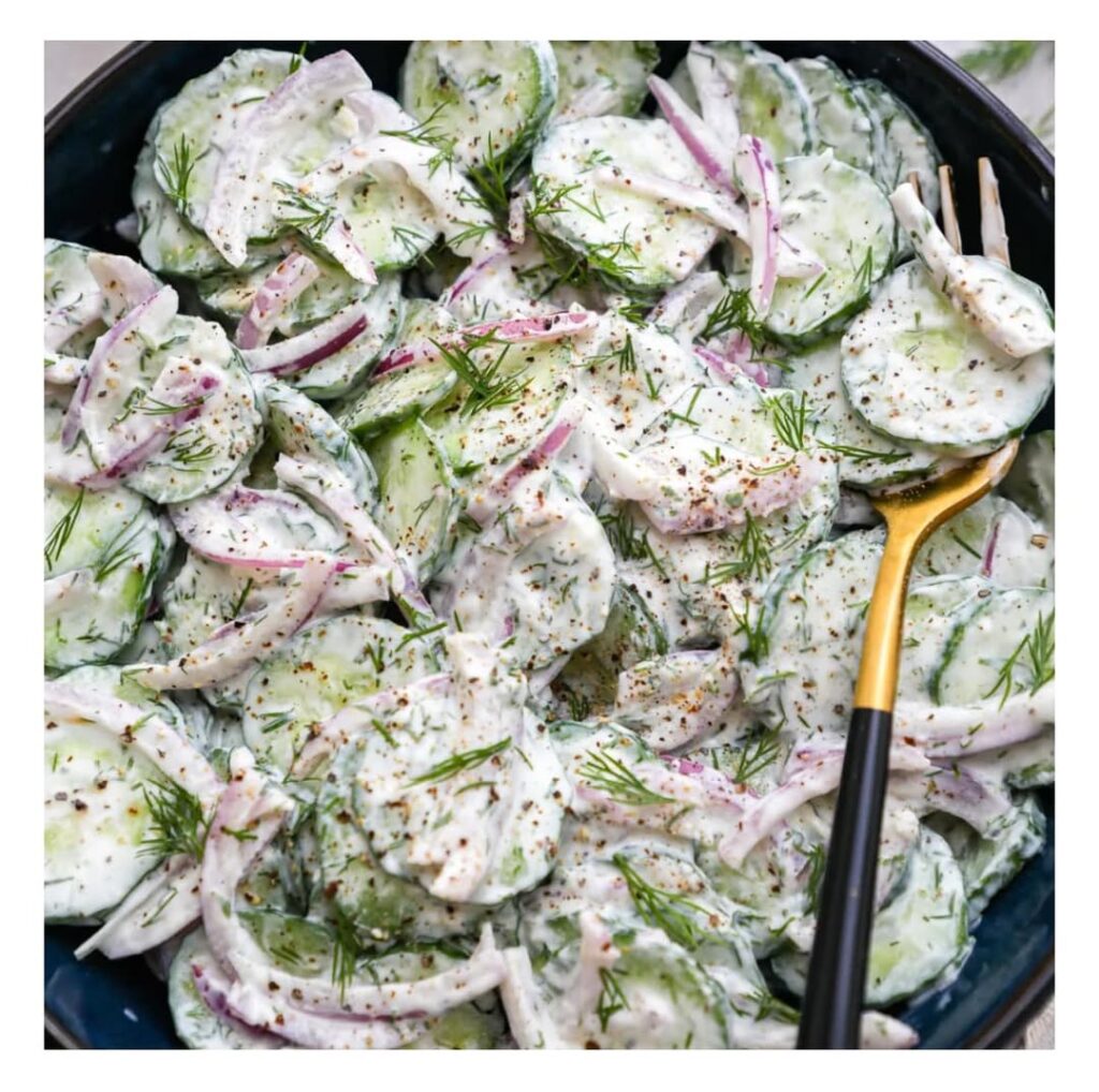 Creamy Cucumber Salad