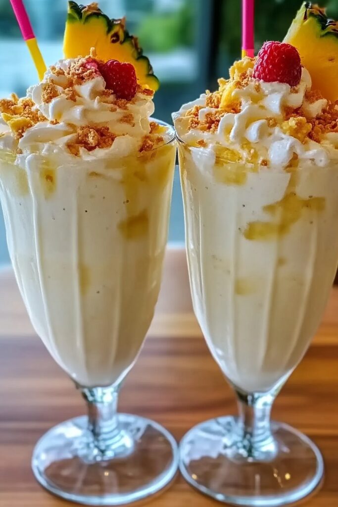 🥥 Piña Colada Milkshake