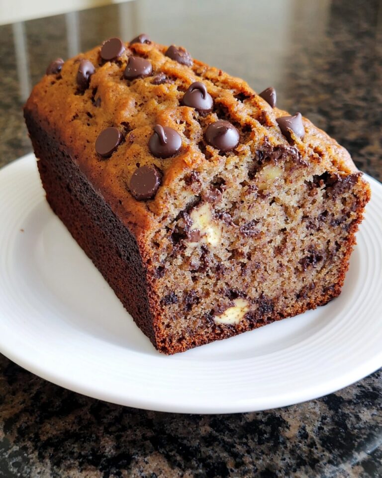 Super Moist Chocolate Chip Banana Bread