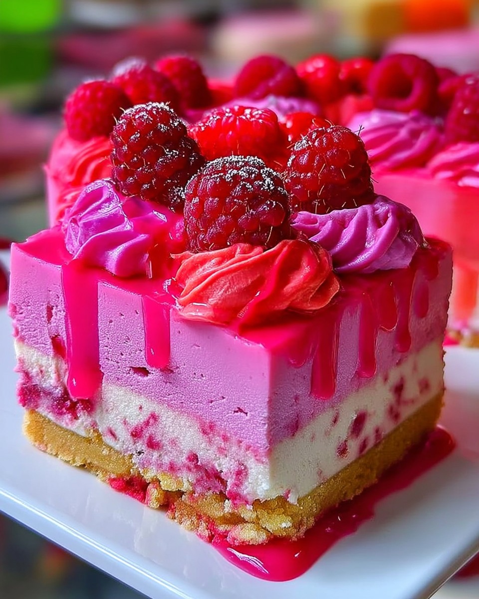 Pink Velvet Raspberry Cheesecake
