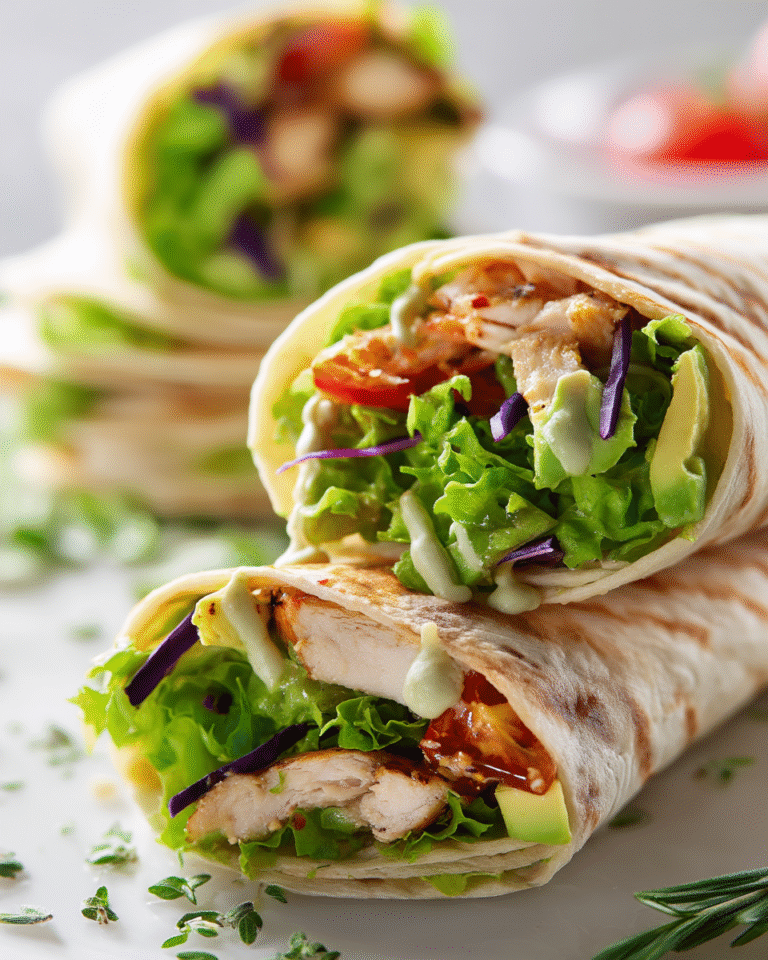 Crispy Chicken Bacon Ranch Wrap