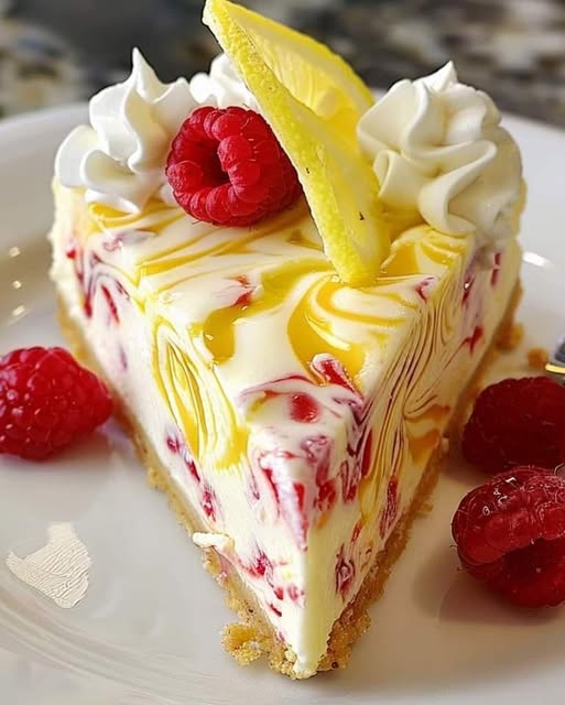luscious-lemon-raspberry-swirl-cheesecake