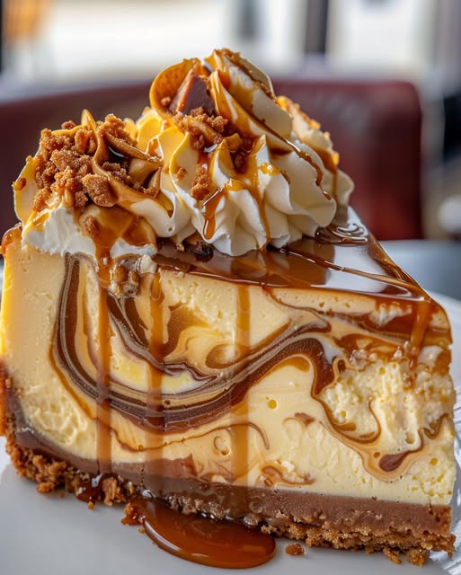 Caramel Chocolate Coffee Cheesecake