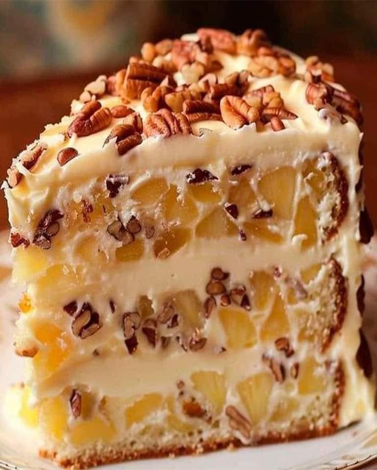 Pineapple Pecan Cake