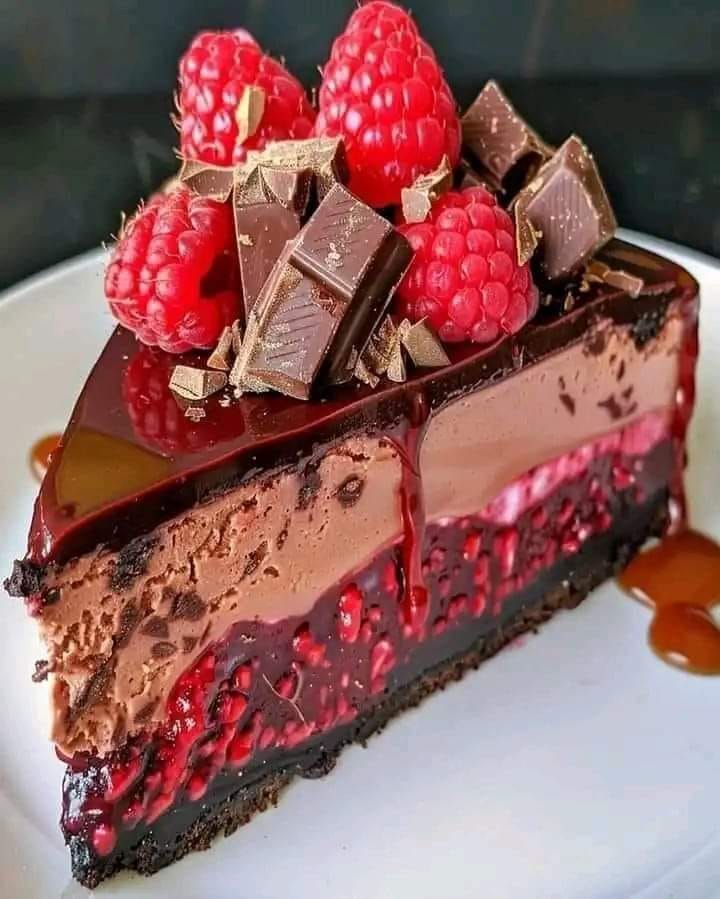 Chocolate Raspberry Cheesecake