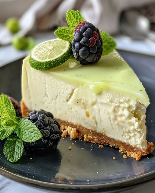 Lime Mousse Cheesecake