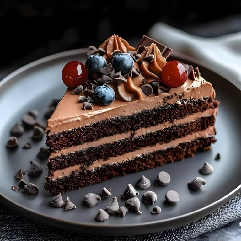 Chocolate Brownie Mousse Cake