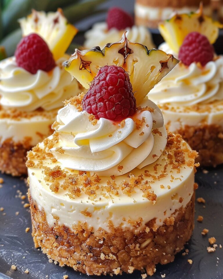 🌟 No-Bake Pineapple Heaven Cheesecake Dessert 🌟