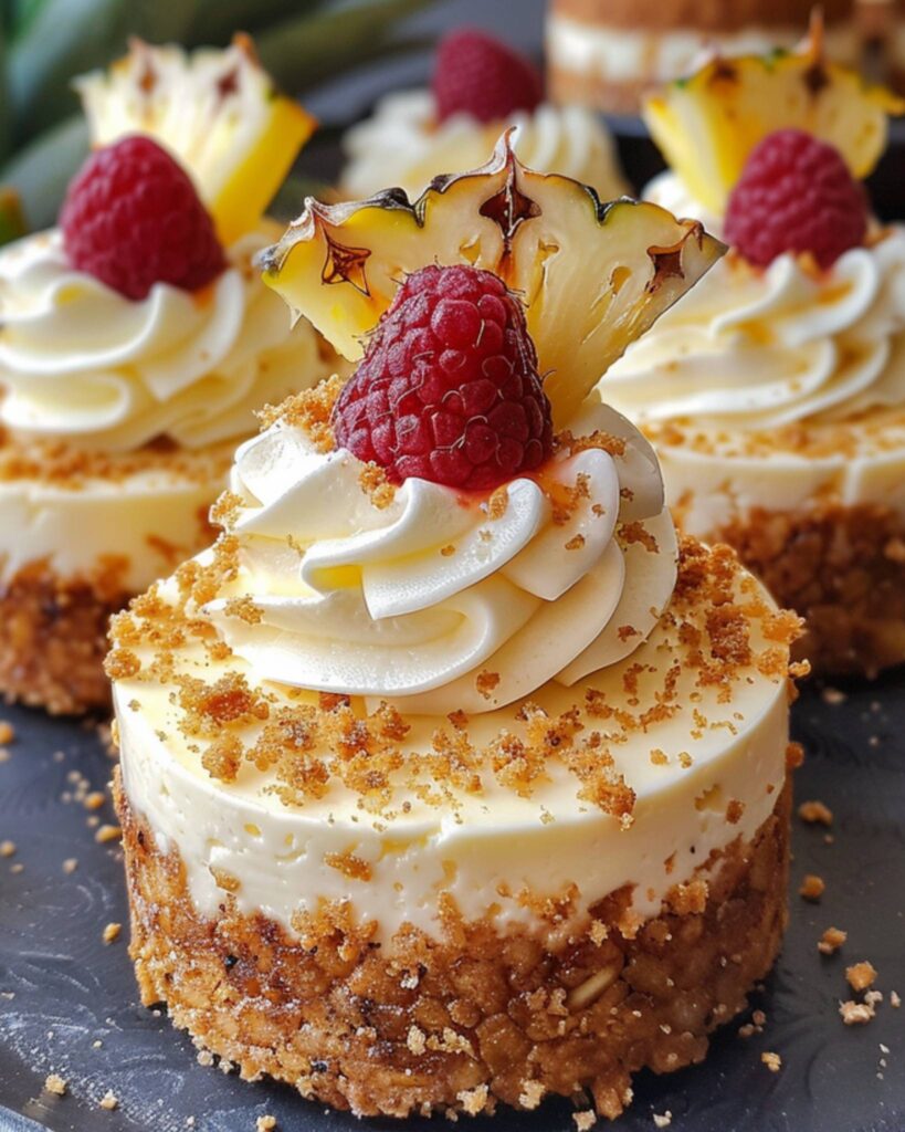 🌟 No-Bake Pineapple Heaven Cheesecake Dessert 🌟