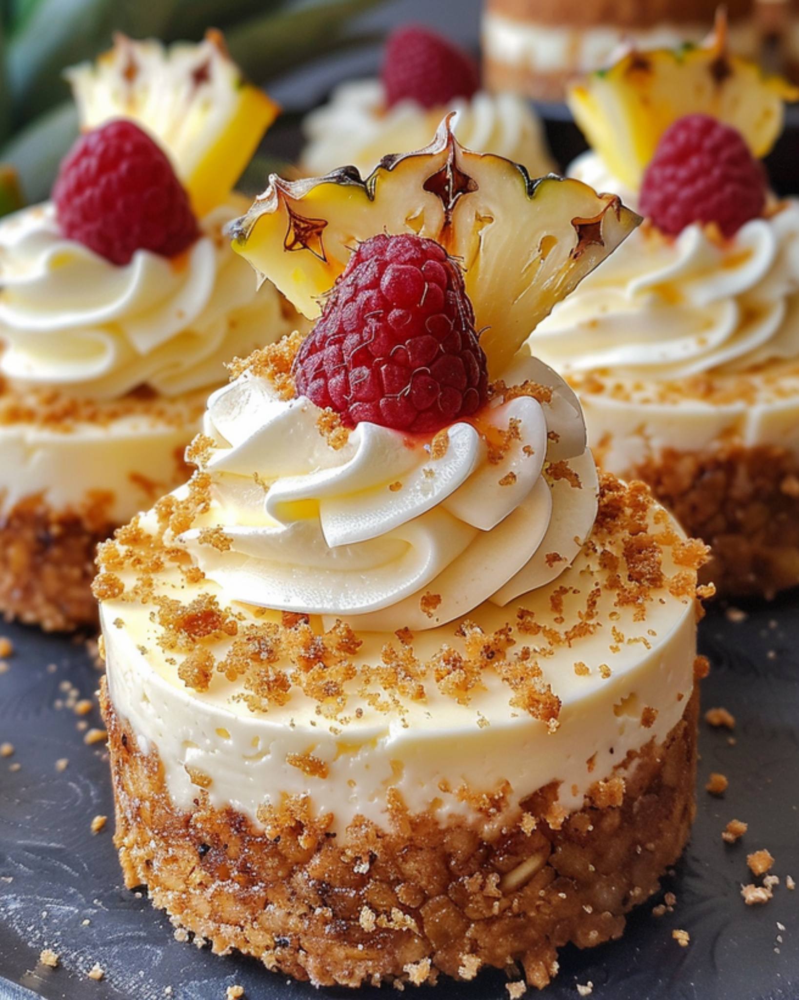 🌟 No-Bake Pineapple Heaven Cheesecake Dessert 🌟