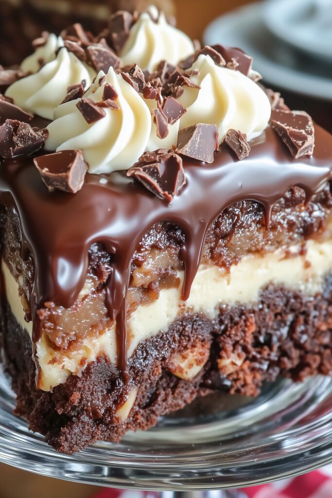 Chocolate Turtle Cake