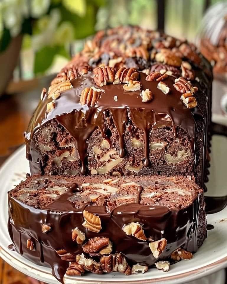 Luscious Chocolate Pecan Loaf