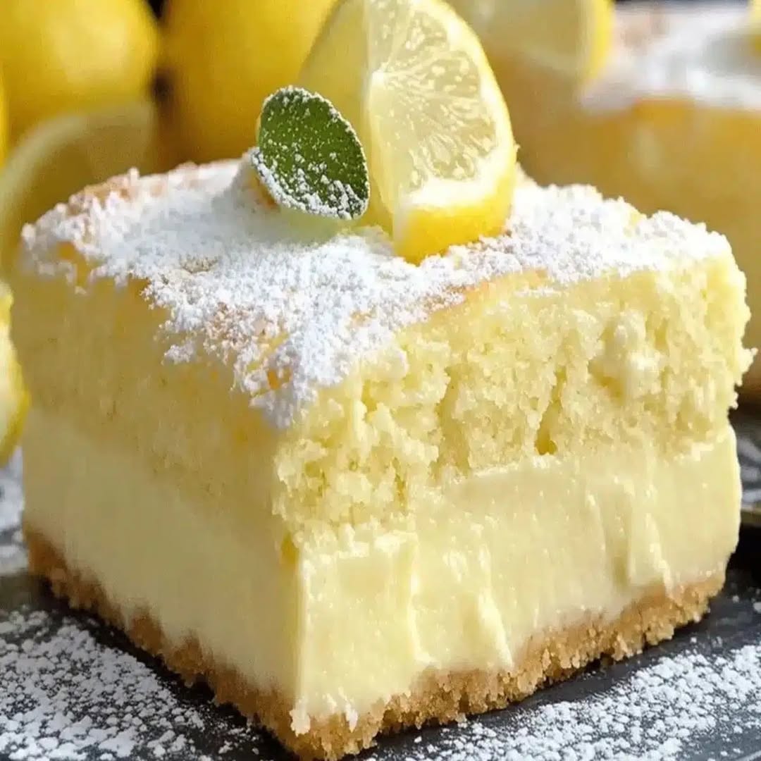 Irresistible Lemon Custard Cake