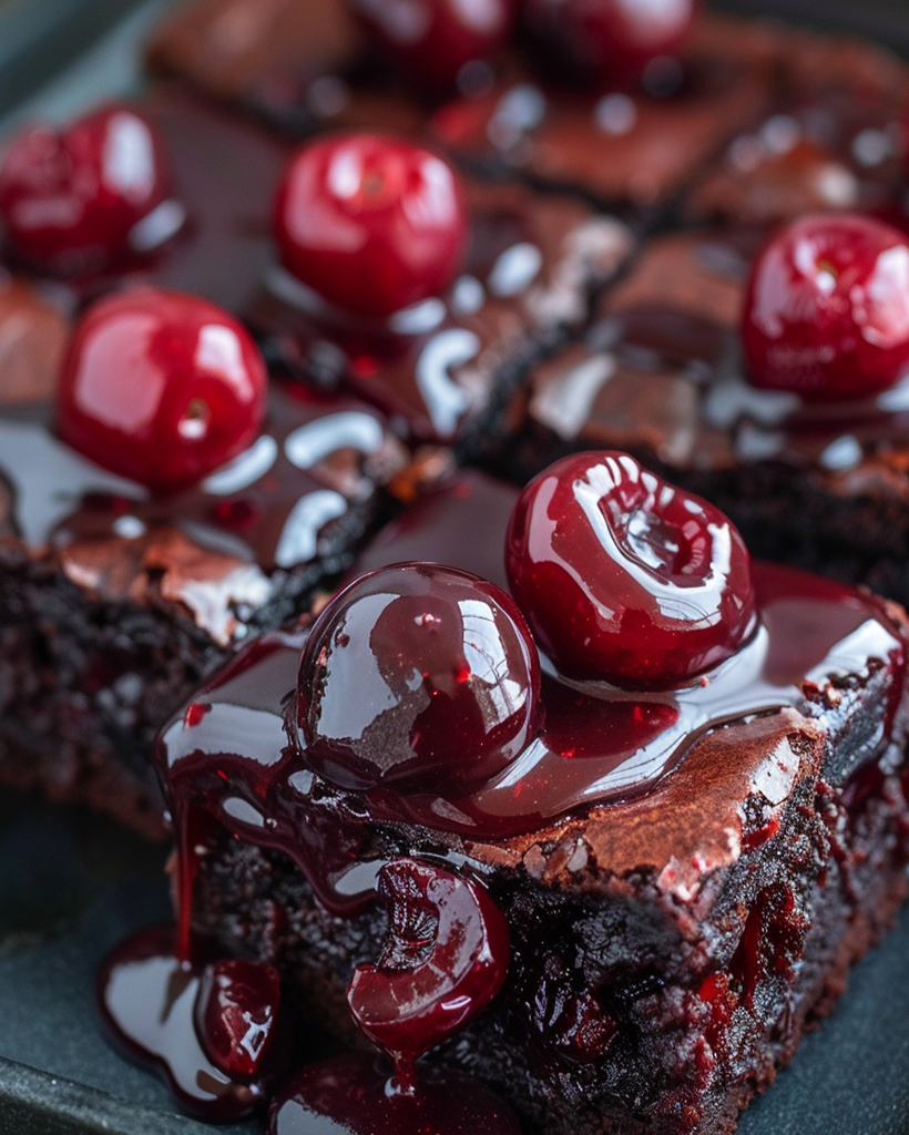 Irresistible Chocolate Cherry Brownies