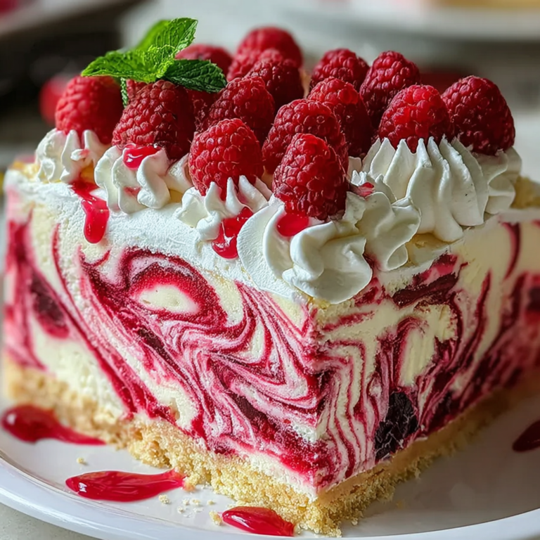 Raspberry Swirl Cake Recipe