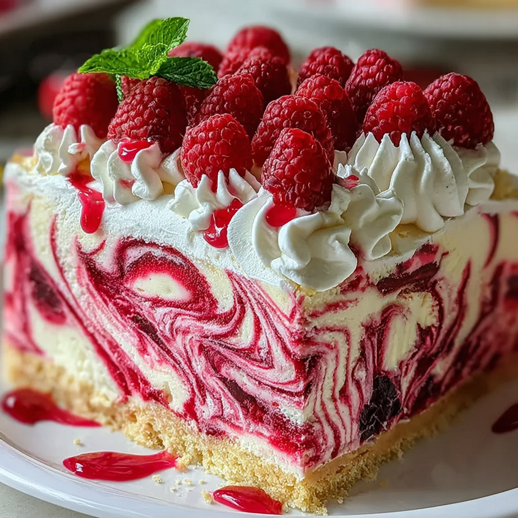 Raspberry Swirl Cake Recipe