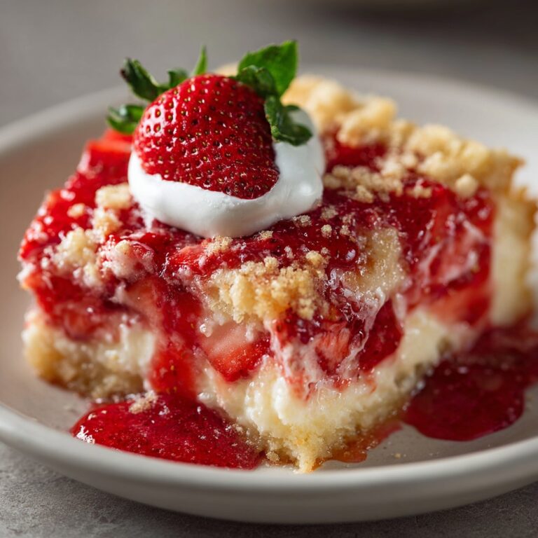 Strawberry Cheesecake Dump Cake