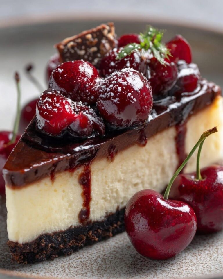 Cherry Chocolate Cheesecake