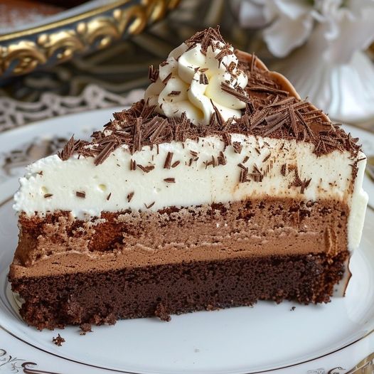 Every bite of this Chocolate Mousse Cake is a slice of heaven. It's not just a cake; it's an emotion, wrapped in rich chocolate and love! 💖🍫