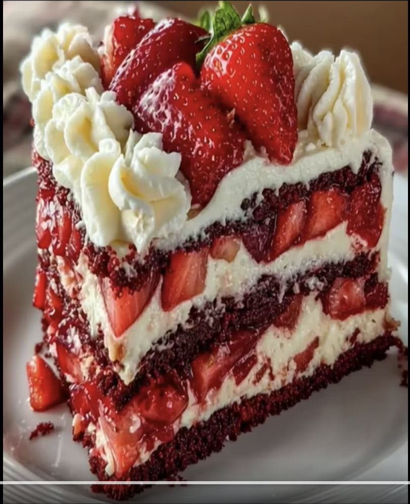 Strawberry Velvet Cake