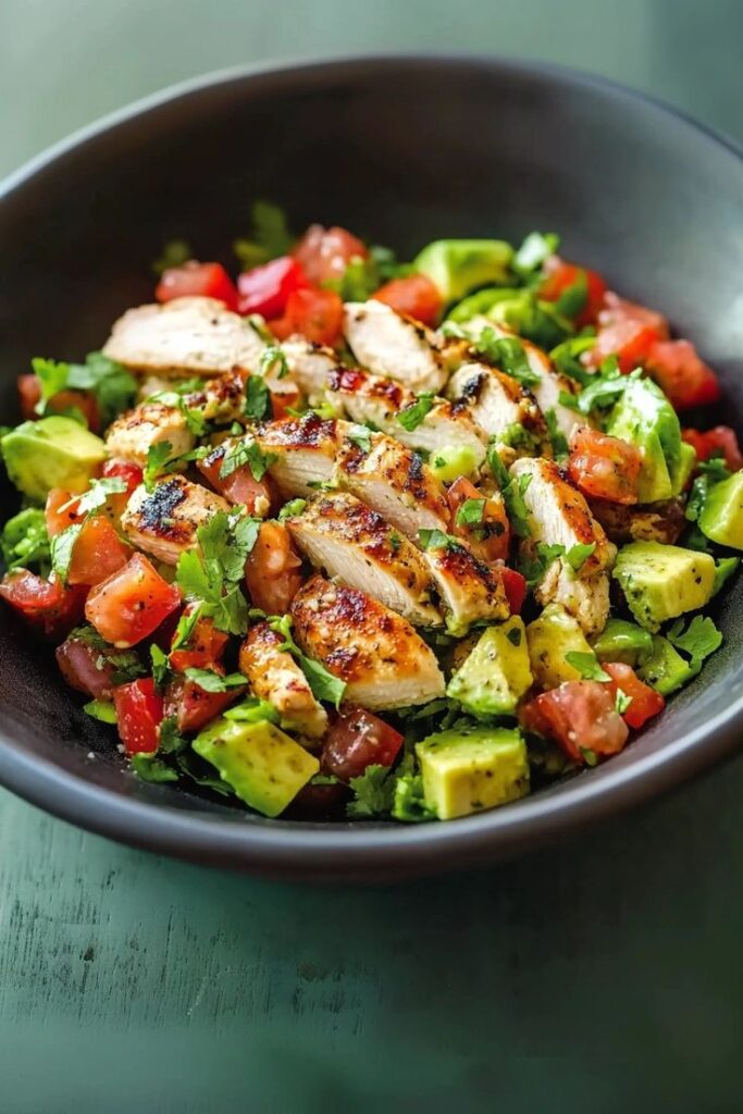 healthy avocado chiken