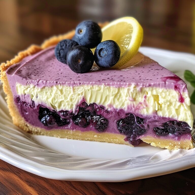 Lemon Blueberry Mousse