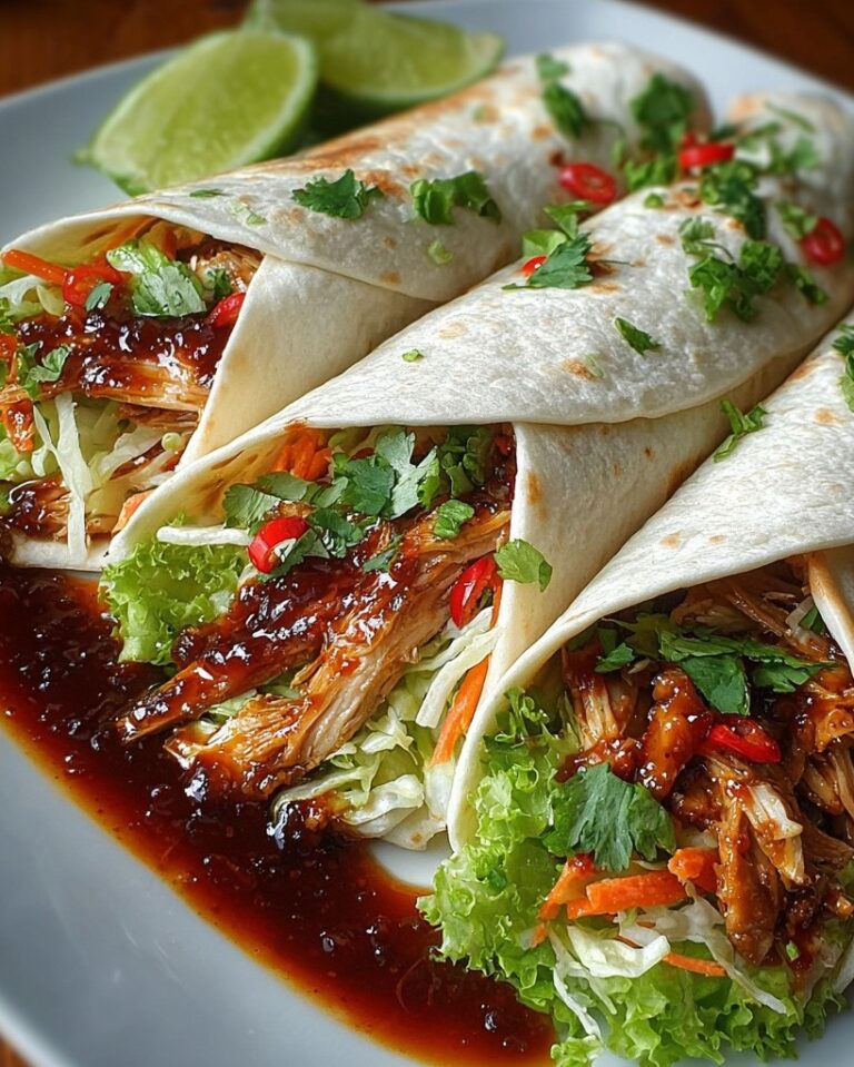Sweet Chili Chicken Wraps
