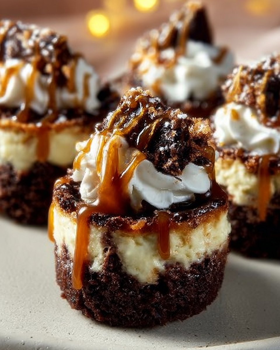 Loaded Brownie Cheesecake Cups