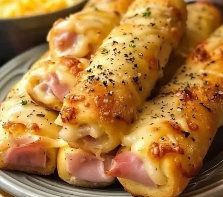 Ham and Cheese Sticks .