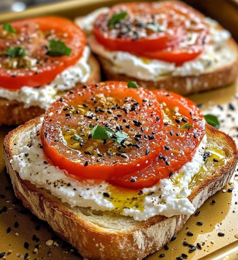 Ricotta and Tomato Sourdough Toast