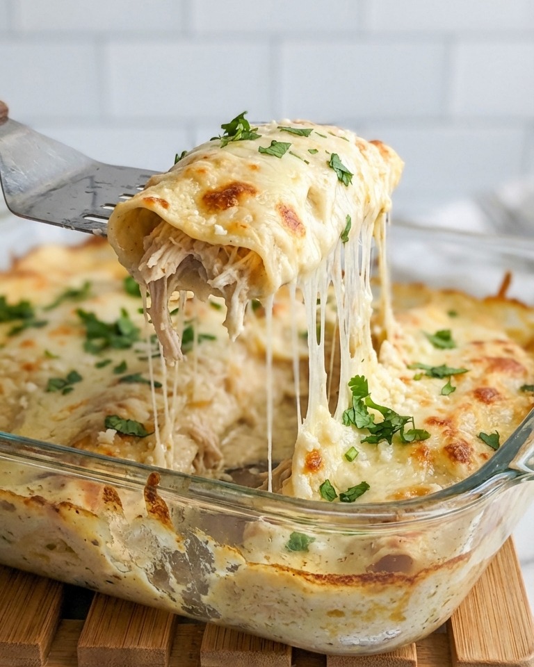 White Chicken Enchiladas