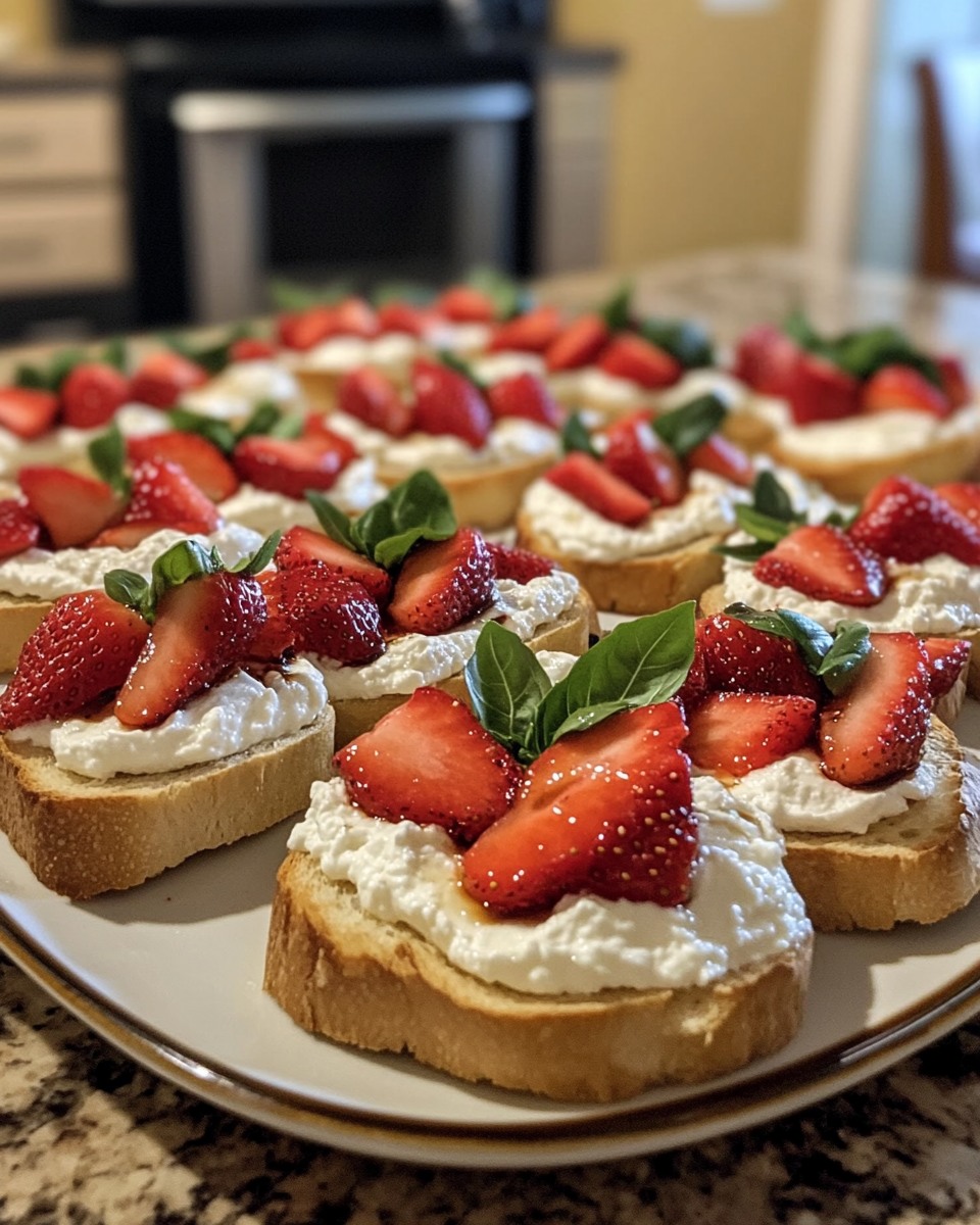 Strawberry-Ricotta-Crostini