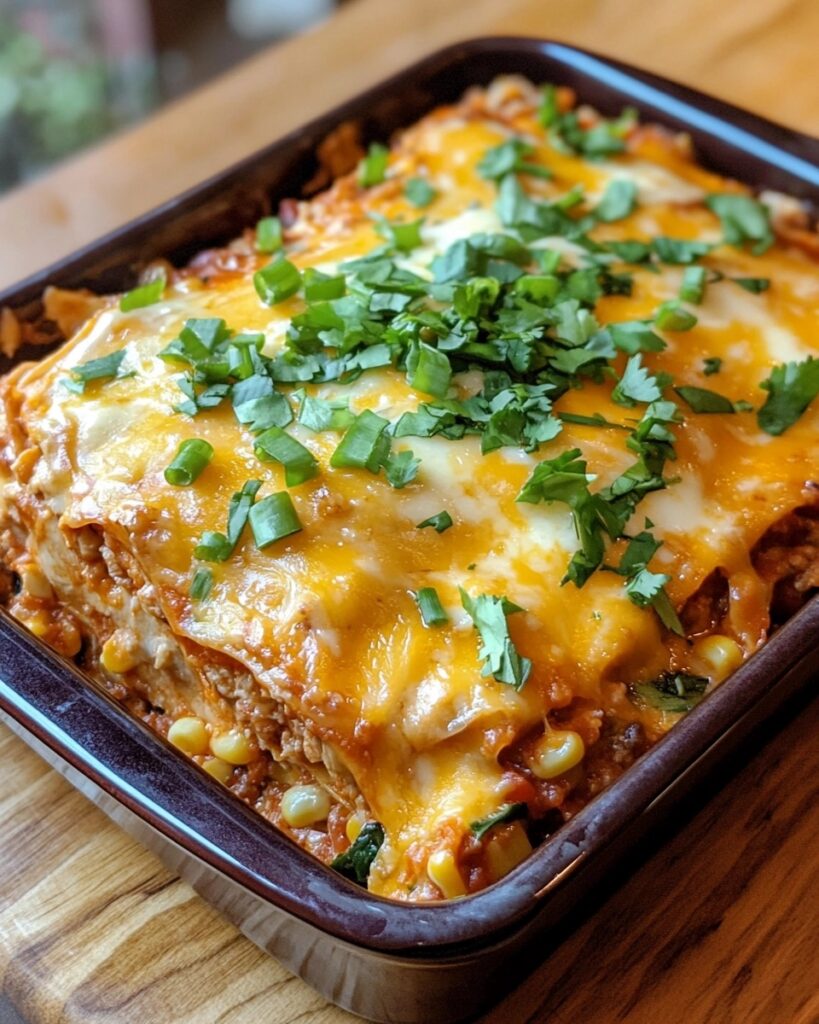 Creamy-Chicken-Taco-Lasagna