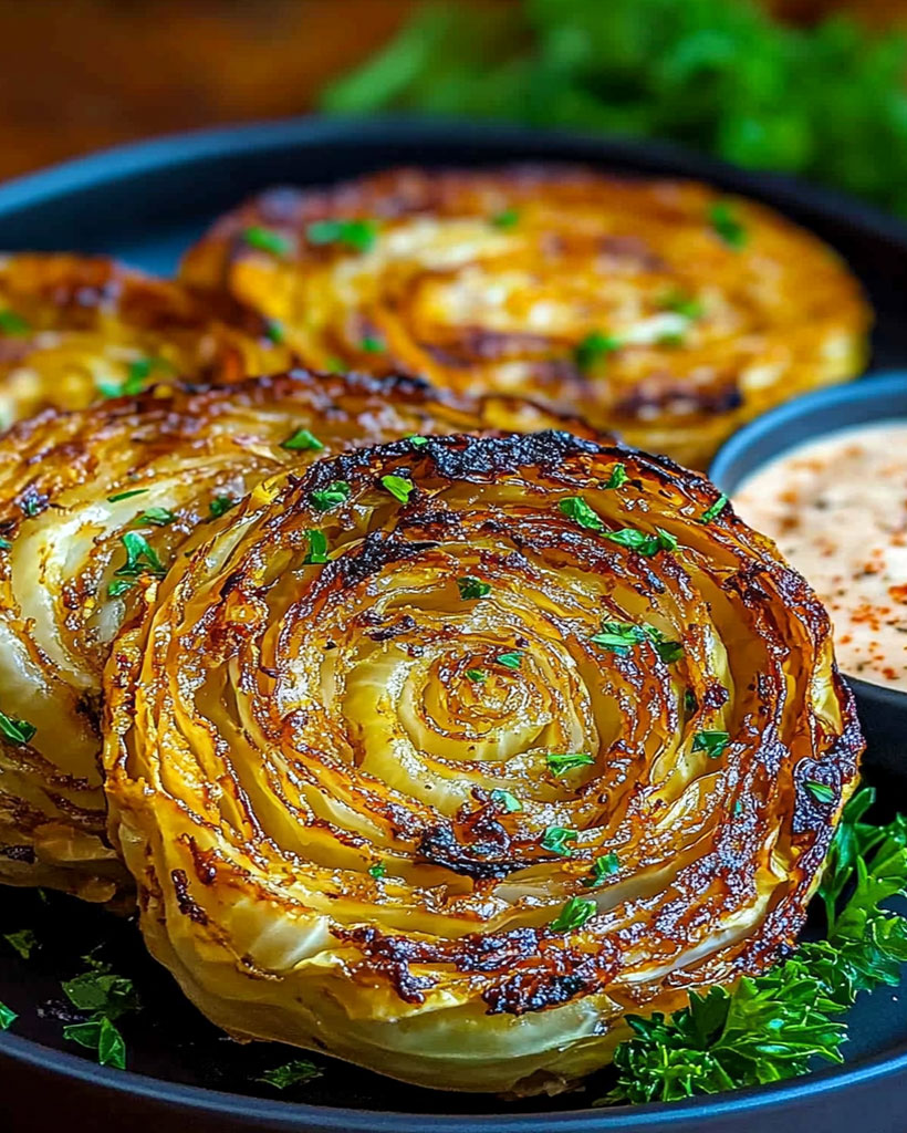 low-carb-garlic-roasted-cabbage-steaks