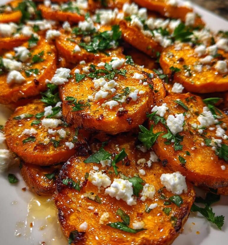 Roasted-Sweet-Potato-Rounds-with-Honey-&-Feta