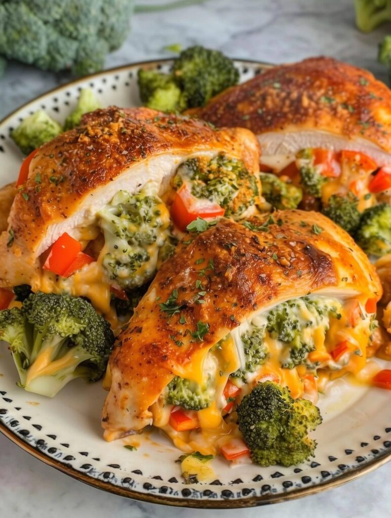 broccoli-cheese-stuffed-chicken-breast