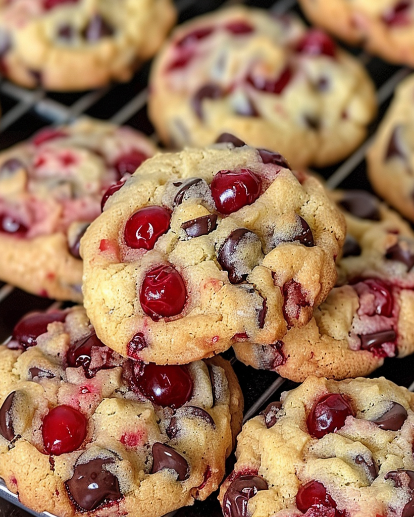 maraschino-cherry-chocolate-chip-cookie