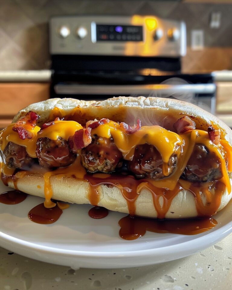 Bourbon-BBQ-Bacon-Cheeseburger-Meatball-Subs