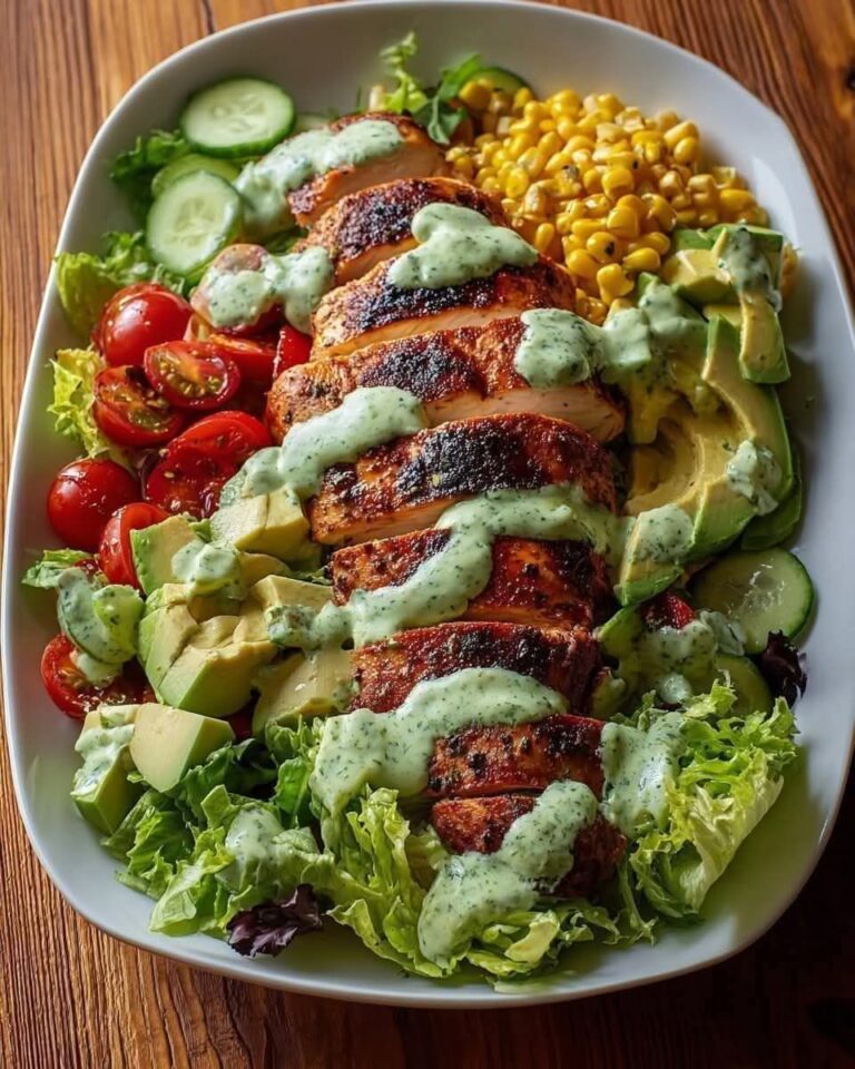 grilled-chicken-salad-avocado-herb-dressing-recipe