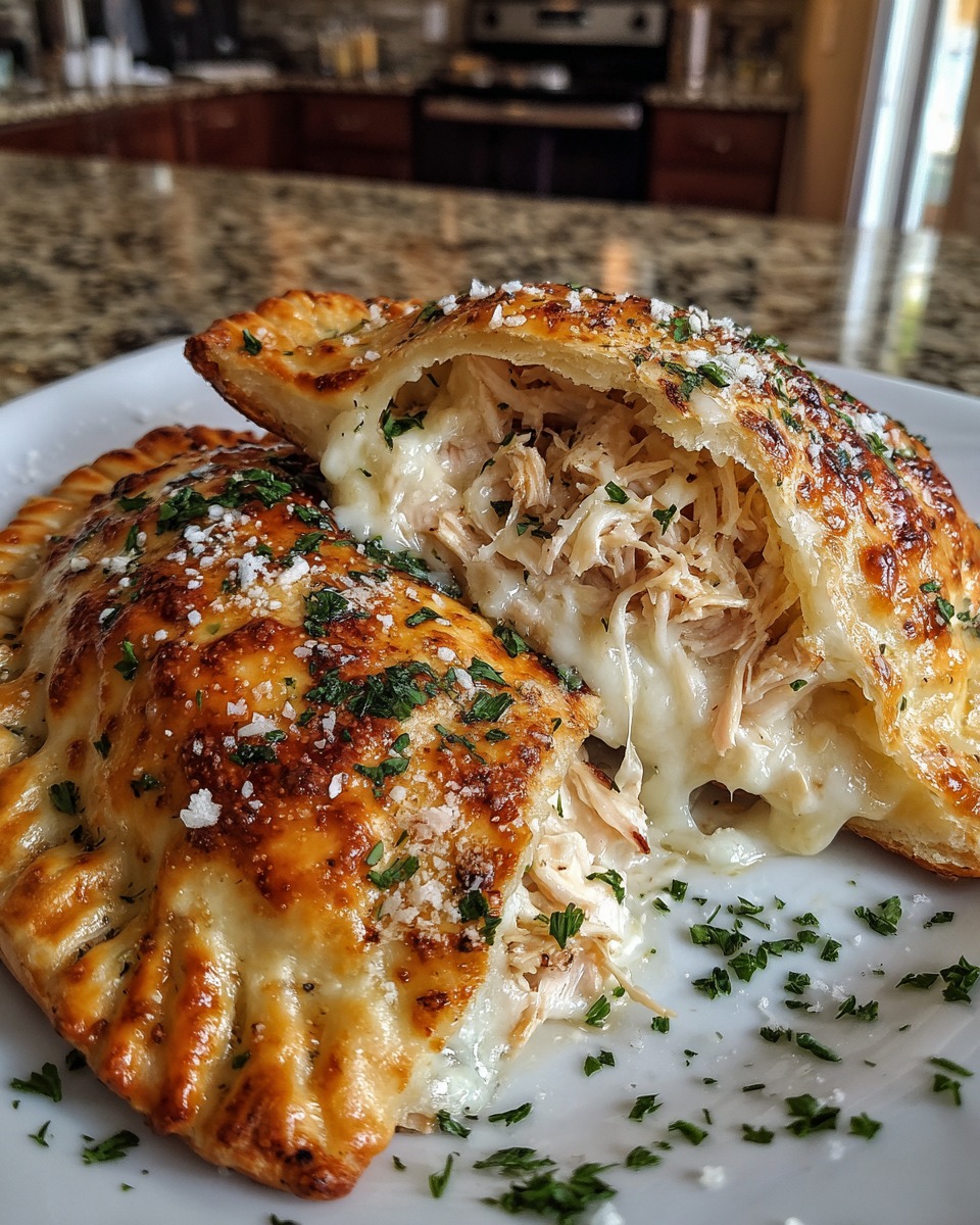 crispy-cheesy-chicken-alfredo-air-fryer-calzones