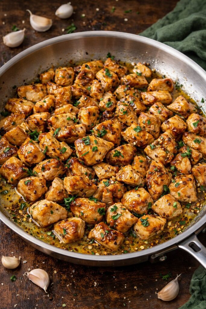Garlic-Butter-Chicken Bites