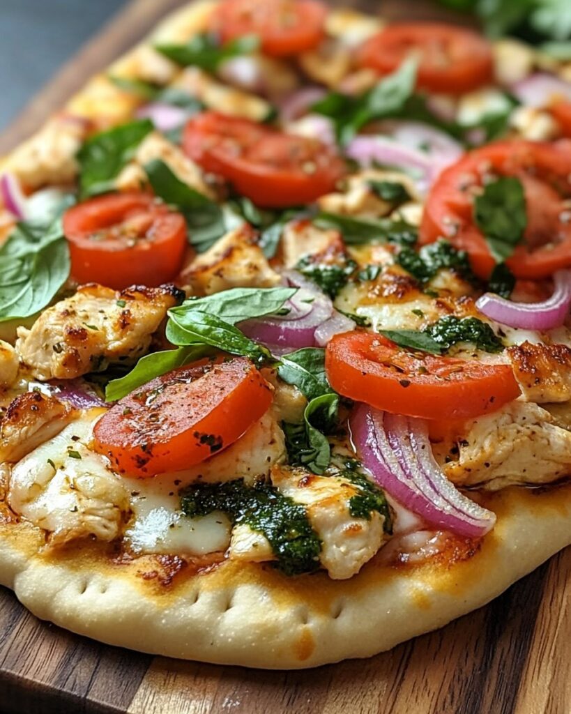 tzatziki-chicken-veggie-naan-pizza